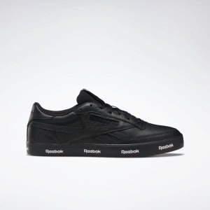 Adidasy Męskie Reebok Club C Revenge Plus Czarne/Białe/Czerwone PL 37MTRGC